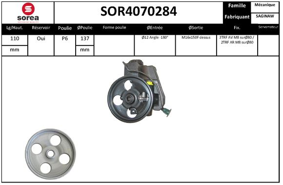 Pompa hidraulica, sistem de directie SOR4070284 EAI