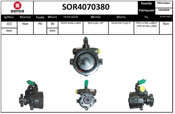Pompa hidraulica, sistem de directie SOR4070380 EAI