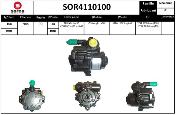 Pompa hidraulica, sistem de directie SOR4110100 EAI