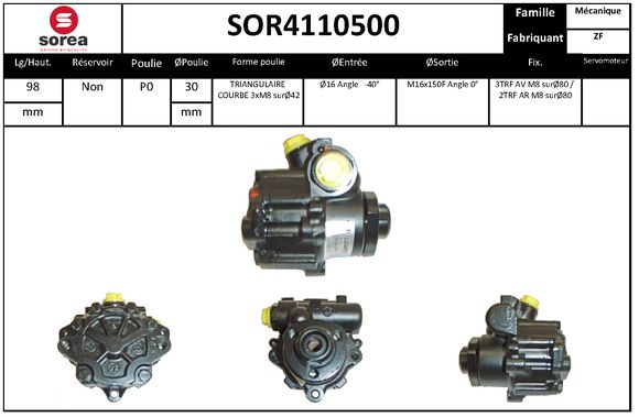 Pompa hidraulica, sistem de directie SOR4110500 EAI