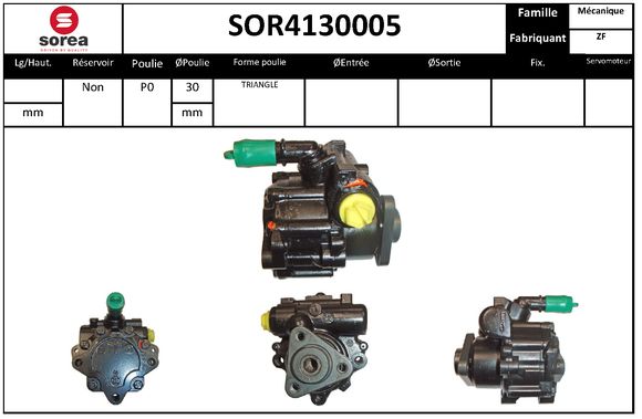 Pompa hidraulica, sistem de directie SOR4130005 EAI