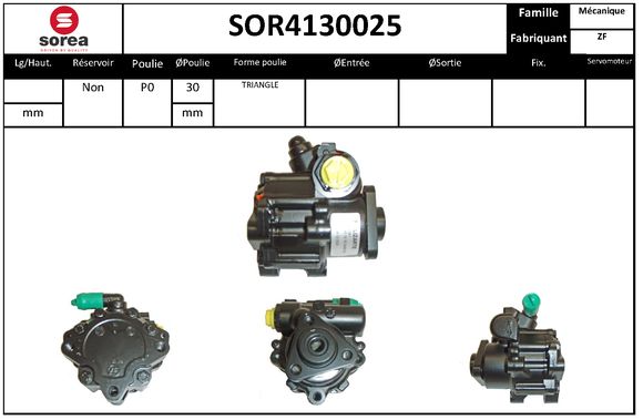 Pompa hidraulica, sistem de directie SOR4130025 EAI