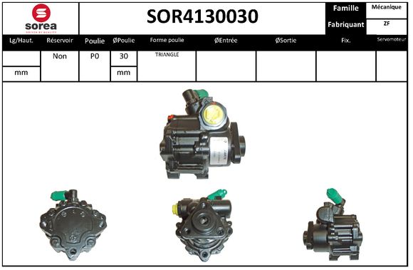 Pompa hidraulica, sistem de directie SOR4130030 EAI