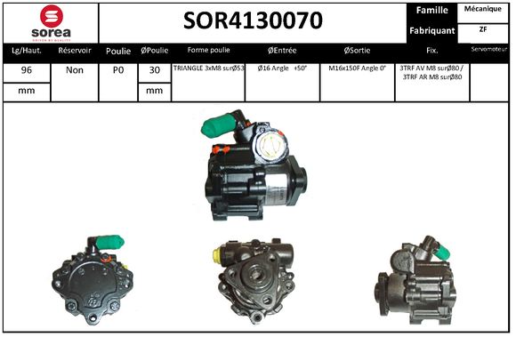 Pompa hidraulica, sistem de directie SOR4130070 EAI