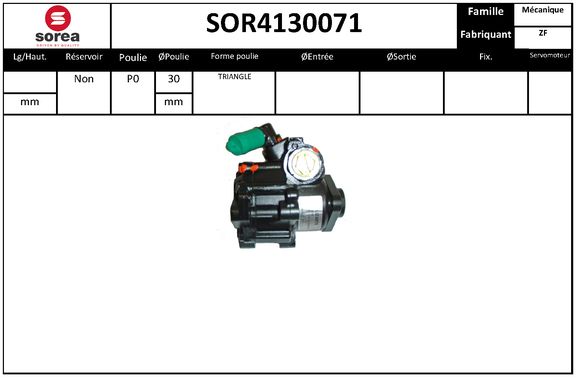 Pompa hidraulica, sistem de directie SOR4130071 EAI