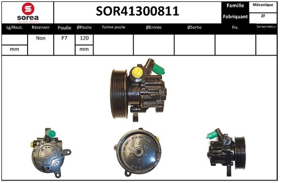 Pompa hidraulica, sistem de directie SOR41300811 EAI
