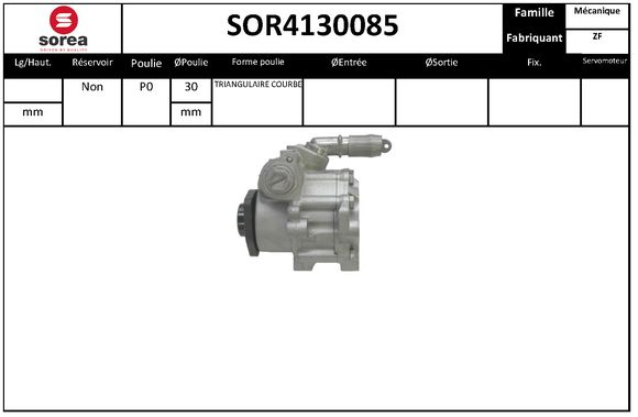 Pompa hidraulica, sistem de directie SOR4130085 EAI