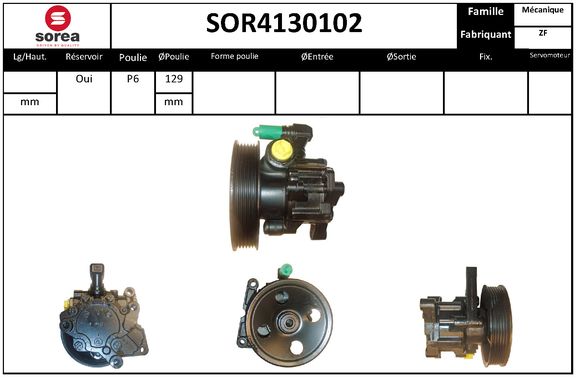 Pompa hidraulica, sistem de directie SOR4130102 EAI