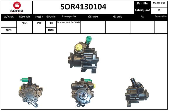 Pompa hidraulica, sistem de directie SOR4130104 EAI