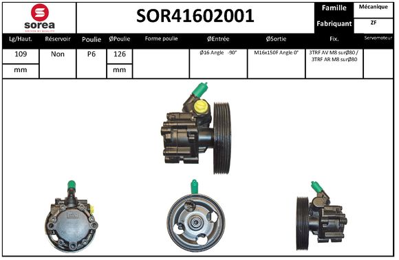 Pompa hidraulica, sistem de directie SOR41602001 EAI