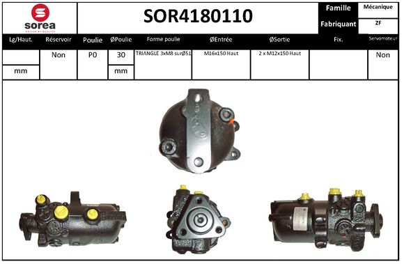 Pompa hidraulica, sistem de directie SOR4180110 EAI