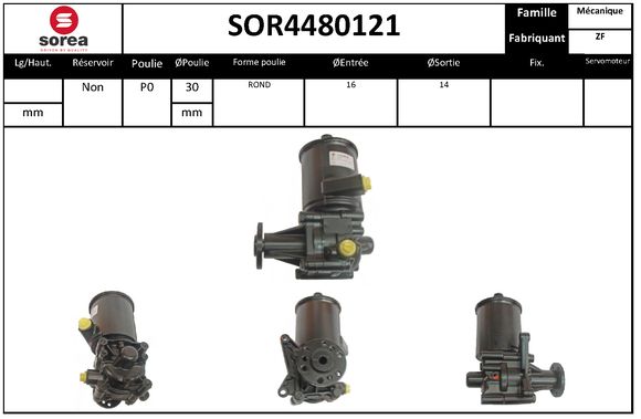 Pompa hidraulica, sistem de directie SOR4480121 EAI