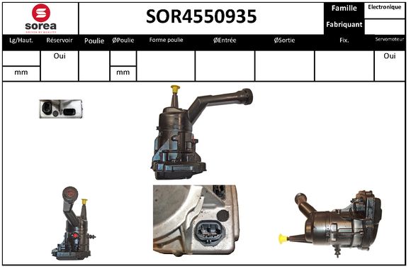 Pompa hidraulica, sistem de directie SOR4550935 EAI