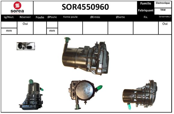 Pompa hidraulica, sistem de directie SOR4550960 EAI