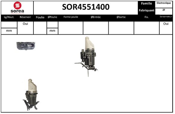Pompa hidraulica, sistem de directie SOR4551400 EAI