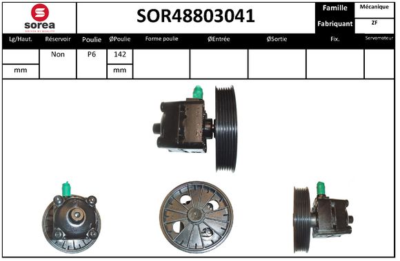 Pompa hidraulica, sistem de directie SOR48803041 EAI