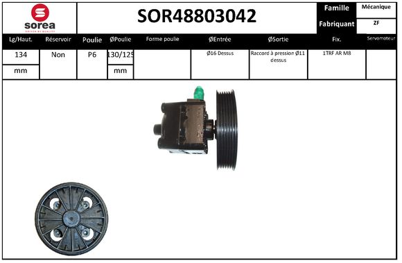 Pompa hidraulica, sistem de directie SOR48803042 EAI