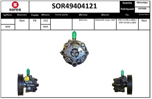 Pompa hidraulica, sistem de directie SOR49404121 EAI