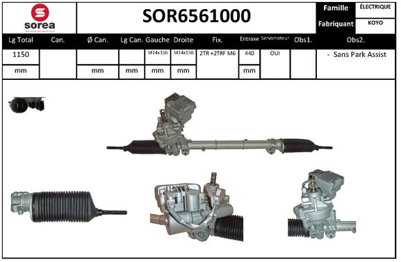 Caseta directie SOR6561000 EAI