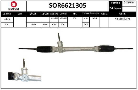 Caseta directie SOR6621305 EAI