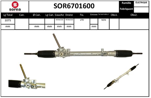 Caseta directie SOR6701600 EAI