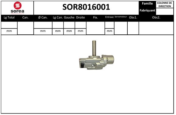 Coloana directie SOR8016001 EAI