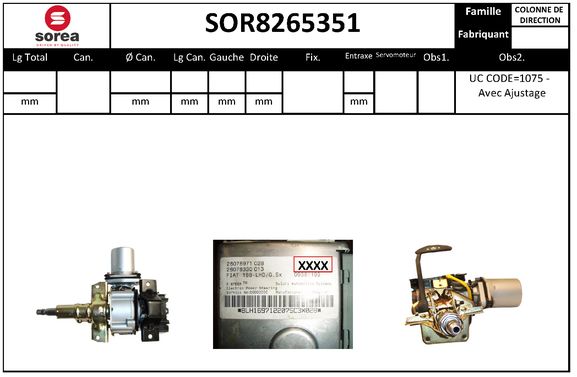 Coloana directie SOR8265351 EAI