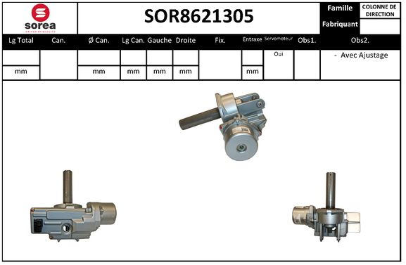 Coloana directie SOR8621305 EAI