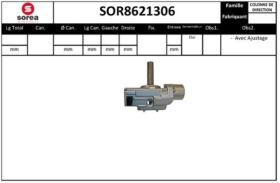 Coloana directie SOR8621306 EAI