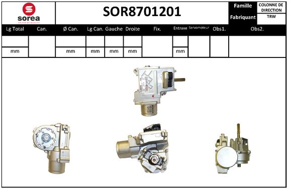 Coloana directie SOR8701201 EAI