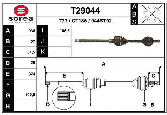 Planetara T29044 EAI