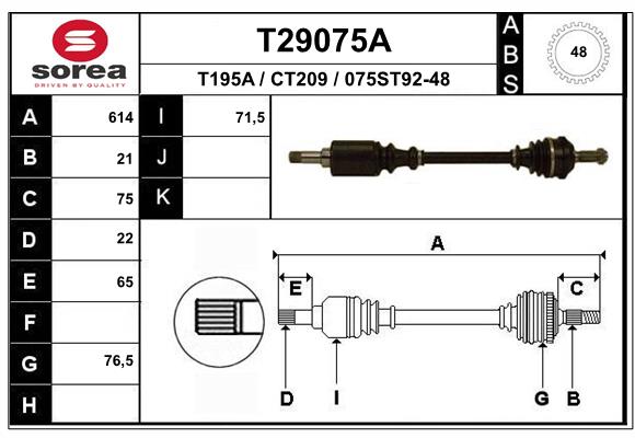 Planetara T29075A EAI