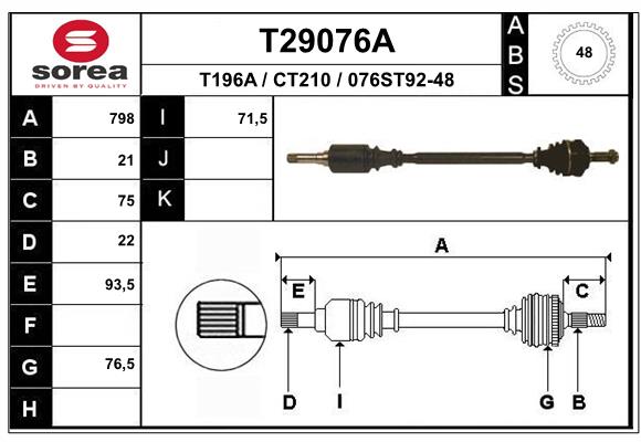 Planetara T29076A EAI