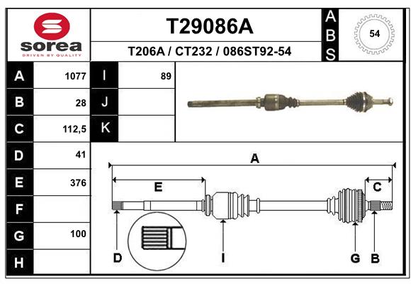 Planetara T29086A EAI