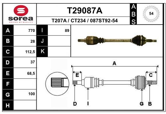 Planetara T29087A EAI