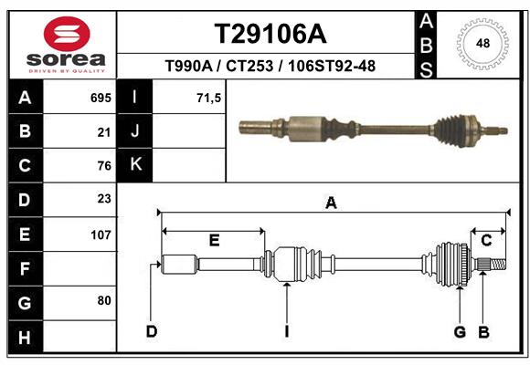 Planetara T29106A EAI