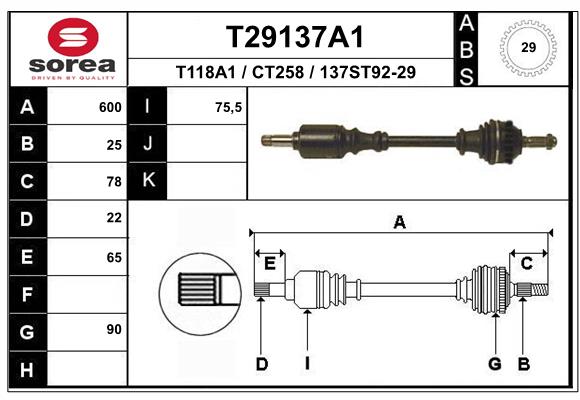 Planetara T29137A1 EAI