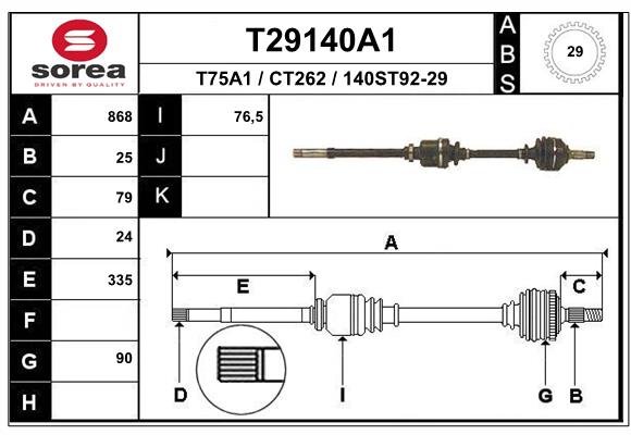 Planetara T29140A1 EAI