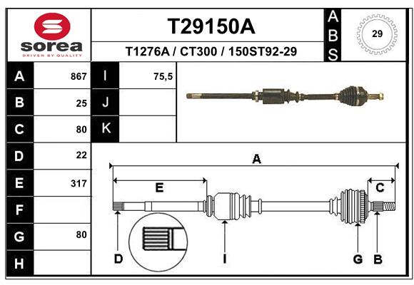 Planetara T29150A EAI
