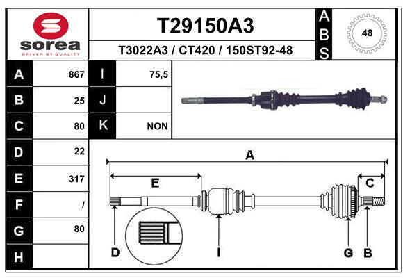 Planetara T29150A3 EAI