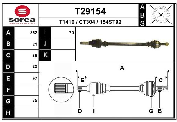 Planetara T29154 EAI