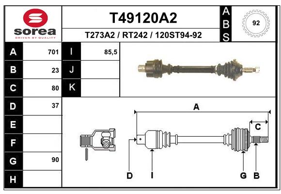 Planetara T49120A2 EAI