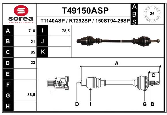 Planetara T49150ASP EAI