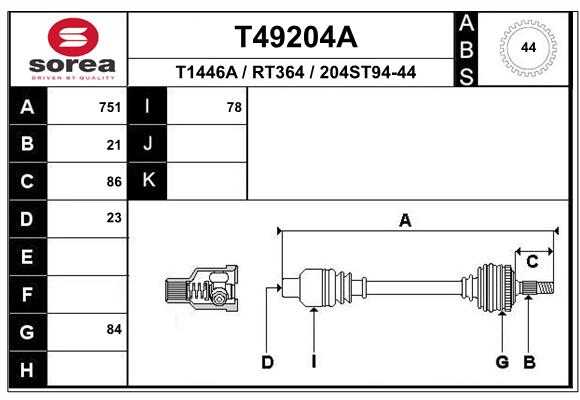 Planetara T49204A EAI