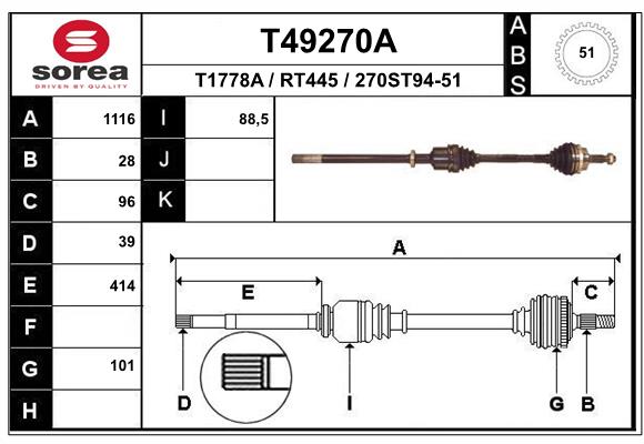 Planetara T49270A EAI