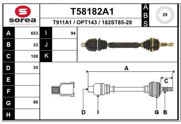 Planetara T58182A1 EAI