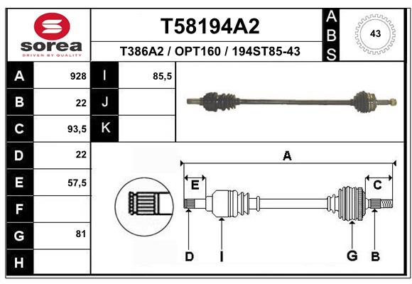 Planetara T58194A2 EAI