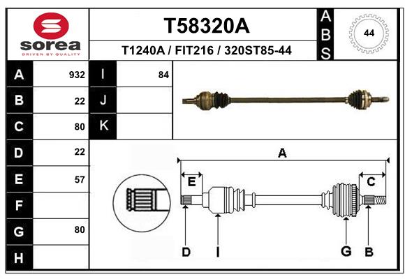 Planetara T58320A EAI