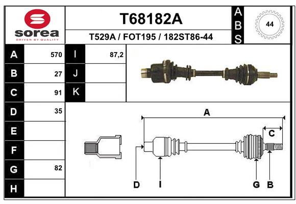 Planetara T68182A EAI