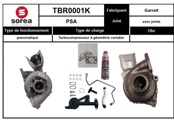 Compresor,sistem de supraalimentare TBR0001K EAI